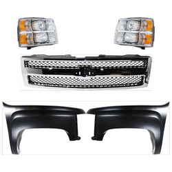 Replacement Fender Steel Primed, Front, Driver & Passenger Side, 1-year unlimited-mileage warranty KIT-022123-145