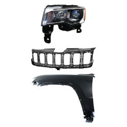 Replacement Fender Steel Primed, Front, Driver Side, 1-year unlimited-mileage warranty KIT-030823-4202