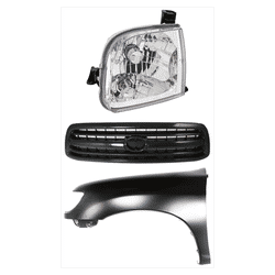 Replacement Fender Steel Primed, Front, Driver Side, 1-year unlimited-mileage warranty KIT-031323-34402