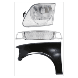 Replacement Grille Assembly Plastic Chrome Grille, 1-year unlimited-mileage warranty KIT-022423-93802