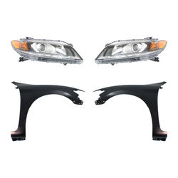 Replacement Fender Steel Primed, Front, Driver & Passenger Side, 1-year unlimited-mileage warranty KIT-030323-21803