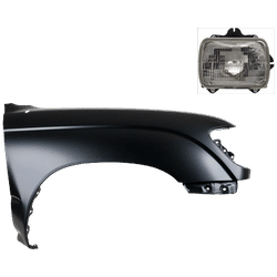 Replacement Fender Steel Primed, Front, Passenger Side, 1-year unlimited-mileage warranty KIT-031323-13904