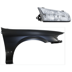 Replacement Fender Steel Primed, Front, Passenger Side, 1-year unlimited-mileage warranty KIT-031323-9404