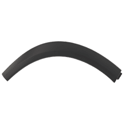 Replacement Fender Trim Plastic Textured Black, Rear, Passenger Side, 1-year unlimited-mileage warranty RN55390007