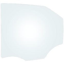 Replacement Door Glass, Rear, Driver Side, 1-year unlimited-mileage warranty RC48130020