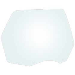 Replacement Door Glass, Rear, Passenger Side, 1-year unlimited-mileage warranty RD48130021