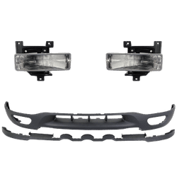 Replacement Valance Plastic Textured Panel, Front, Driver & Passenger Side, 1-year unlimited-mileage warranty KIT-091523-153