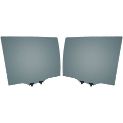 Replacement Door Glass, Rear, Driver & Passenger Side, 1-year unlimited-mileage warranty SET-RH48130071