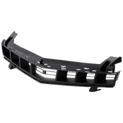 Replacement Grille Assembly Plastic Textured Black Grille, Center, 1-year unlimited-mileage warranty RC07010116
