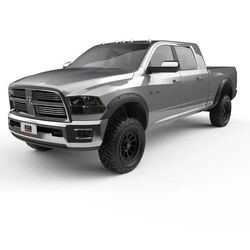 EGR Fender Flares Plastic Black, Front & Rear, Driver Passenger Side, 1-year limited warranty BLF1014