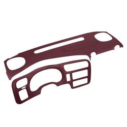 Coverlay Interior Restoration Kit ABS Plastic Maroon Dash Cap, Instrument Panel Cover, Lifetime limited warranty 18-647C-MR