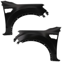 Replacement Fender Steel Primed, Front, Driver & Passenger Side, 1-year unlimited-mileage warranty SET-RF22010049