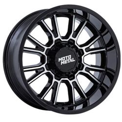 Moto Metal Wheel Aluminum Black, Lifetime Structural Limited Warranty With 1 Year On Finish MO810BD17903501