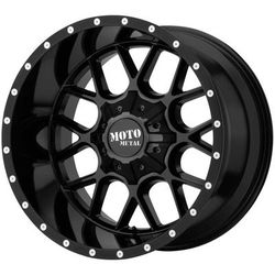 Moto Metal Wheel Aluminum Gloss Black, Lifetime Limited Warranty on Structure; 1 Year Finish MO986290673A00