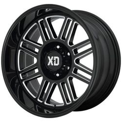 XD Wheel Aluminum Gloss Black, Lifetime Limited Warranty on Structure; 1 Year Finish XD85029068300