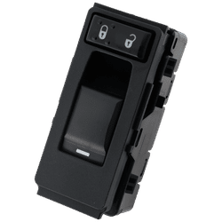 JC Whitney Window Switch Black, Front, Passenger Side, 1-year unlimited-mileage warranty JRD50520003