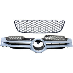 Replacement Grille Assembly Plastic Primed Gray Grille, 1-year unlimited-mileage warranty KIT-061224-43