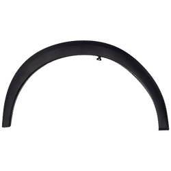 Replacement Fender Flares Plastic Textured Black OE Series, Front, Passenger Side, 1-year unlimited-mileage