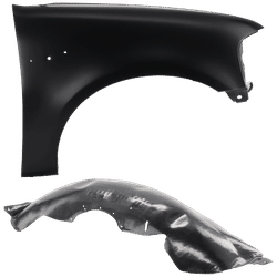Replacement Fender Steel Primed, 1-year unlimited-mileage warranty KIT-082224-C722