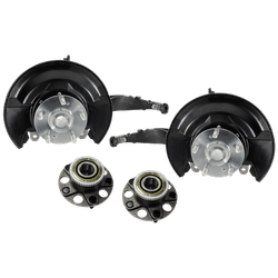 Replacement Knuckle Loaded, Front, Driver & Passenger Side, 1-year unlimited-mileage warranty KIT-081324-C1116