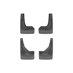 Weathertech Mud Flaps Thermoplastic Black, Front & Rear, Driver Passenger Side, Lifetime limited warranty 110180-120180