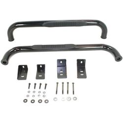 Dee Zee Nerf Bars Steel Powdercoated Black Ultrablack Series, Lifetime limited warranty with 3-year on finish DZ370111
