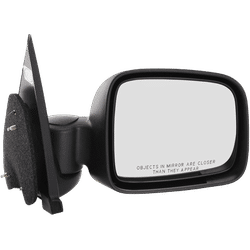Kool Vue Mirror Textured Black, Passenger Side, 1-year limited warranty JP26R