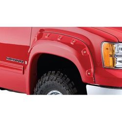 Bushwacker Fender Flares Plastic Black Boss pocket style Series, Front & Rear, Driver Passenger Side, 40928-02