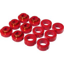 Prothane Body Mount Kit Polyurethane Red, Lifetime limited warranty 7-108