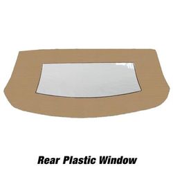 Kee Auto Top Convertible Rear Window Vinyl Buckskin, CD1019CO15SP