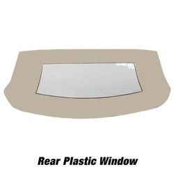 Kee Auto Top Convertible Rear Window Vinyl Beige/Tan, CD1021CO31SP