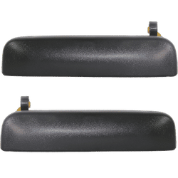Replacement Exterior Door Handle Textured Black, Front, Driver & Passenger Side, 1-year unlimited-mileage warranty SET-N462117