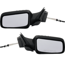 Kool Vue Mirror With 1 Paintable & Textured Black Cap, Driver Passenger Side, 1-year limited warranty SET-FD109R