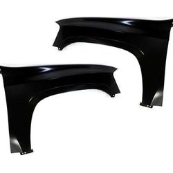 Replacement Fender Steel Primed, Front, Driver & Passenger Side, 1-year unlimited-mileage warranty SET-G220101