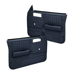Coverlay Door Trim Panel Blue Replacement Series, Front, Driver & Passenger Side, Lifetime limited warranty 18-45N-DBL
