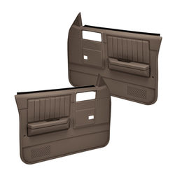 Coverlay Door Trim Panel Dark Brown Replacement Series, Front, Driver & Passenger Side, Lifetime limited warranty 18-45W-DBR