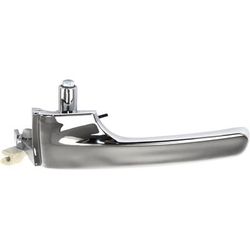Replacement Interior Door Handle Chrome, Front or Rear, Driver Side, 1-year unlimited-mileage warranty REPJ462146