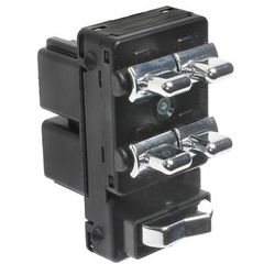 Standard Window Switch Chrome OE Replacement, Front, Driver Side, 3-year or 36,000-mile limited warranty DS-1749