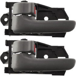Replacement Interior Door Handle Gray, Front & Rear, Driver Side, 1-year unlimited-mileage warranty SET-T462132-2