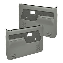 Coverlay Door Trim Panel Medium Gray Replacement Series, Front, Driver & Passenger Side, Lifetime limited warranty 12-55N-MGR
