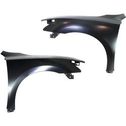 Replacement Fender Steel Primed, Front, Driver & Passenger Side, 1-year unlimited-mileage warranty SET-REPN220105