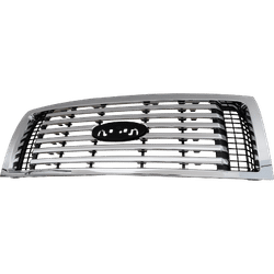 Replacement Grille Assembly Plastic Chrome Grille, 1-year unlimited-mileage warranty REPFD070117
