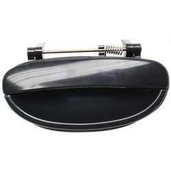 ReplaceXL Exterior Door Handle Smooth Black, Rear, Driver Side, 1-year unlimited-mileage warranty REPD491324C