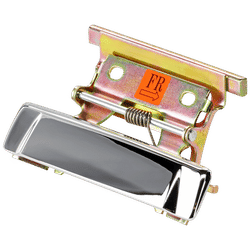 Replacement Exterior Door Handle Chrome, Front, Passenger Side, 1-year unlimited-mileage warranty REPB462319