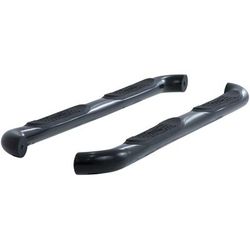 Aries Nerf Bars Stainless Steel Powdercoated Black 3in Side Series, Lifetime limited warranty with 3-year on finish 208007
