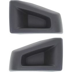 Replacement Bumper End Plastic Textured, Front, Driver & Passenger Side, 1-year unlimited-mileage warranty SET-REPH011101