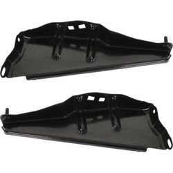 Replacement Bumper Bracket Steel, Front, Driver & Passenger Side, 1-year unlimited-mileage warranty SET-REPT013141