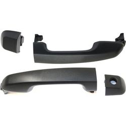 Replacement Exterior Door Handle Black, Front, Driver & Passenger Side, 1-year unlimited-mileage warranty SET-REPTYA462149