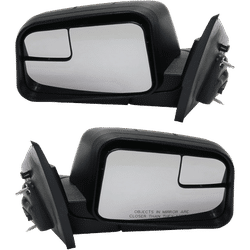 Kool Vue Mirror Textured Black, Driver & Passenger Side, 1-year limited warranty SET-FD219ER