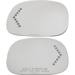Kool Vue Mirror Glass, Driver and Passenger Side, 1-year limited warranty SET-FD02GR-S
